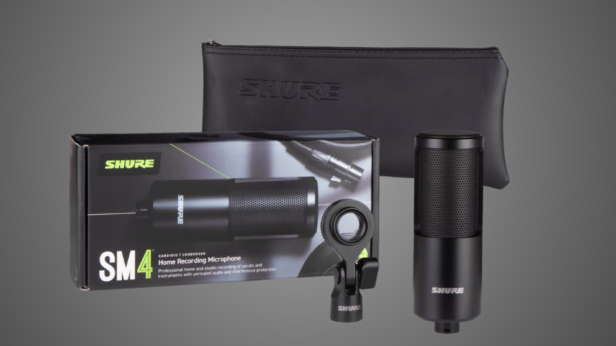 Shure lança o microfone SM4 para gravação em casa