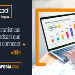 Pod Notícias 34 – 15 estatísticas sobre podcast que você precisa conhecer